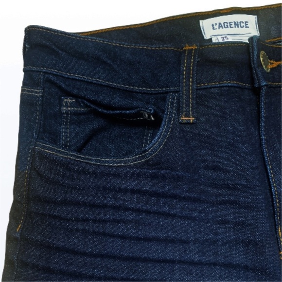 NEW L’agence Margot High Rise 25 Dark Wash Skinny - Picture 8 of 12